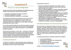 Flyer Parcours K