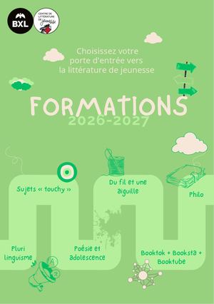Catalogue des formations 2026-27 du CLJBxl