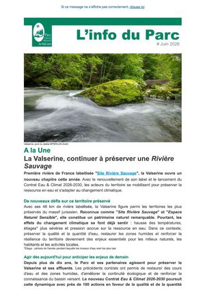 Info Du Parc Juin 2026