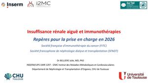 RR TOX : Toxicités Rénales - Julie Belliere