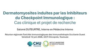 RR TOX : Tox sévères des ICIs - Salomé Duteurtre