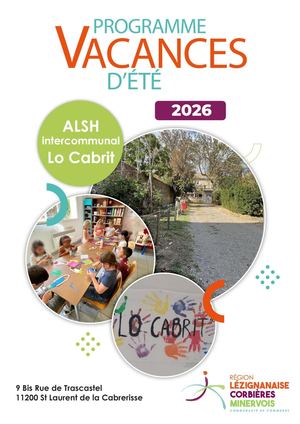 Programme Lo Cabrit été 2026