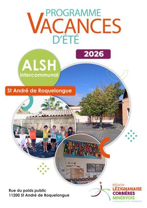 Plaquette  St André été 2026