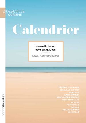Calendrier inDeauville Tourisme 3e trimestre 2026