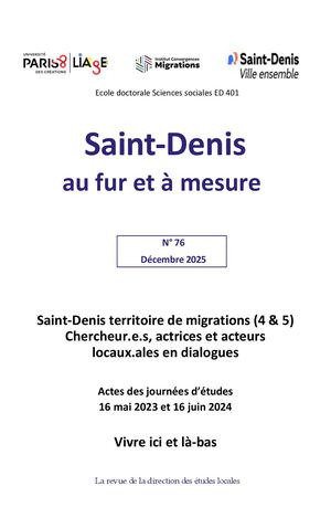 N°76 - Sdfm Saint-Denis territoire de migrations
