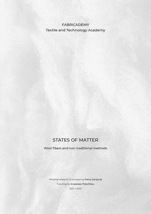 Petra Garajová - States Of Matter Petra