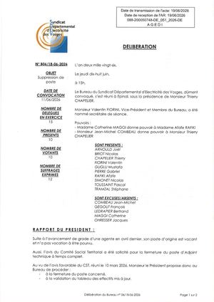 Db06 18 06 2026 Suppression De Poste