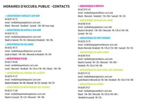 Horaires Et Contacts