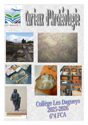 Curieux d'Archéologie 2025-2026
