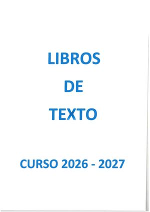 Libros De Texto 26 27