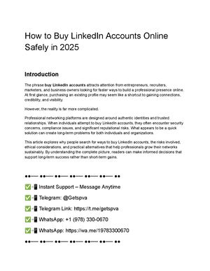 How To Buy Linked In Accounts Online Safely In 2025