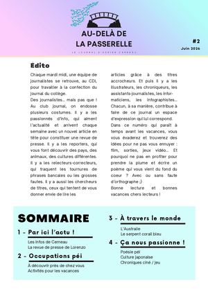 Au Dela De La Passerelle #2