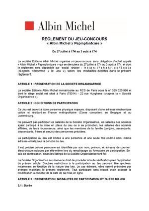 Reglement JC Pepinplantcare
