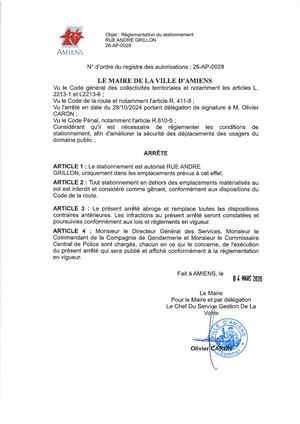 26 Ap 0028 Reg Stationnement Rue Andre Grillon