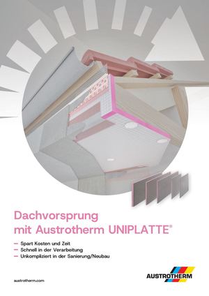 Dachvorsprung UNIPLATTE