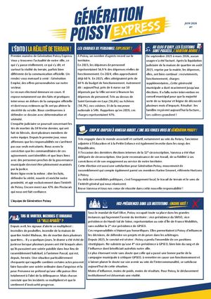 Génération Poissy Express n°1