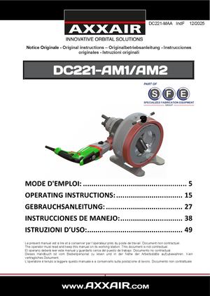 DC221-AM (with clamping jaws) user manual