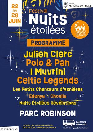 Festival Nuits éToilées Programme 2026