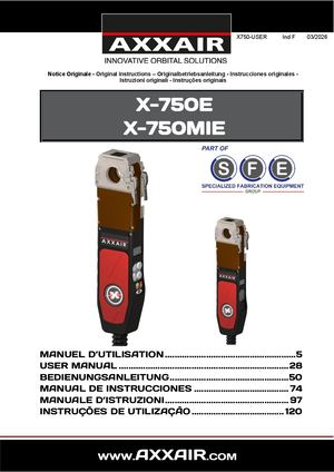 X-750/X-750MIE user manual