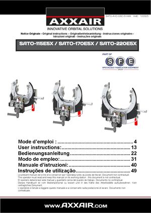 SATO AVC OSC user manual