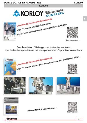 Porte-Outils Plaquettes Korloy