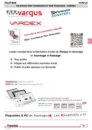 Filetage Vardex