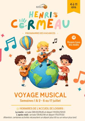 Programme Alsh éTé 2026 Semaines 1 & 2 Juillet