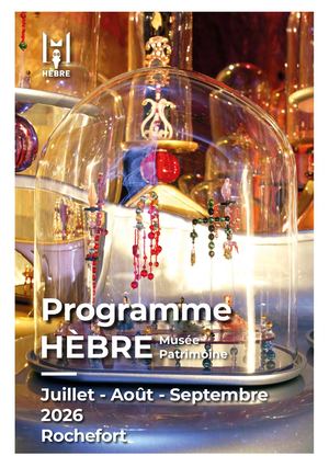 Programme Musée Hèbre juillet - août - septembre