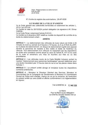 26 Ap 0039 Reg Statio Du N6 Au N8 Rue Allart
