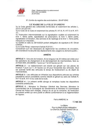 26 Ap 0042 Reg Statio Dechargement 24 Rue Des Jacobins