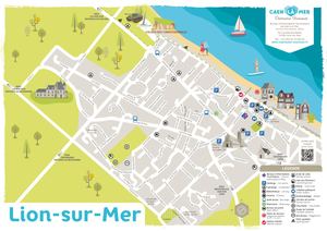 Plan de Lion-sur-Mer