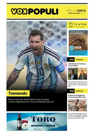 Tapa Vox Martes 23 06 2026
