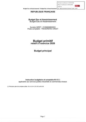 Budget Eau Et Assainissement 2026 20260421160147 Bp Scellé