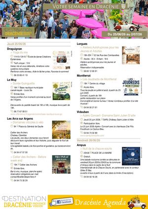 Manifs Semaine 25 Juin - 2 Juillet