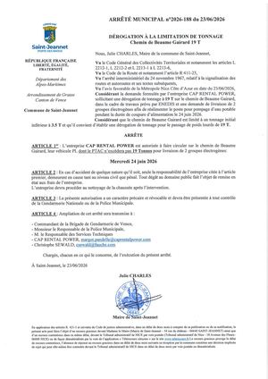 Am N°2026 188 Dt 19t Chem De Beaume Gairard Cap Rental Power