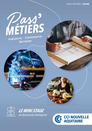 Plaquette Pass Metiers CCI Jeune 2026