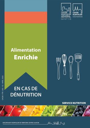 Chcm Ftr 835 Livret Alimentation Enrichie Texture Normale Ssfd