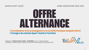 Offre alternance 2026-2027