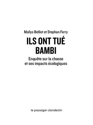 Ils Ont Tue Bambi Extract[3 8,284 285]