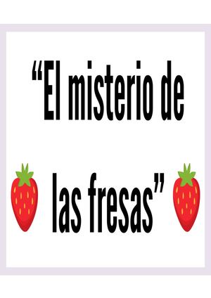 Misterio De Las Fresas