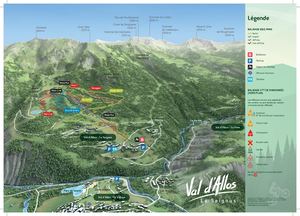 Carte des itinéraires VTT