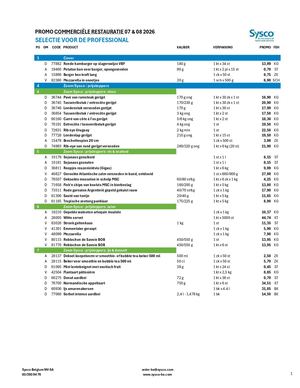 Promo Commerciale 07 & 08 26 NL