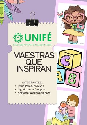 Maestras que inspiran