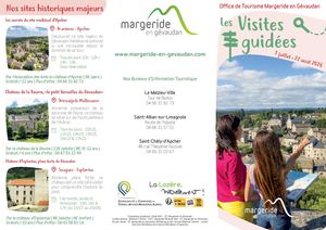 Programme des visites guidées 2026