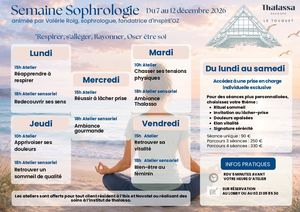 Semaine Sophrologie Décembre 2026