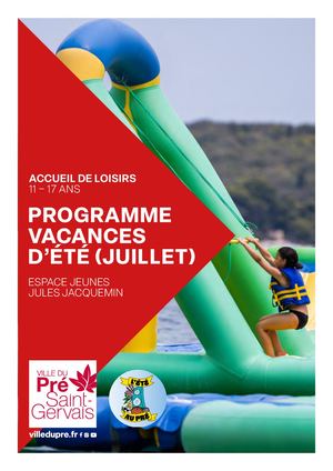 Programme 11-17 ans // JUILLET 2026