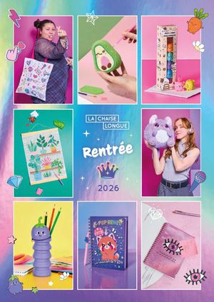 Catalogue Rentrée 2026 La Chaise longue