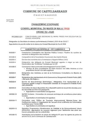 Dossier Deliberations Executoires Cm Du 26 Mai 2026