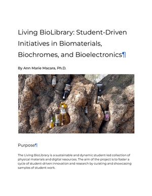 Ann Marie Macara - Living Bio Library