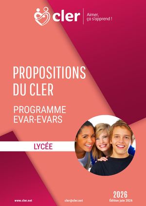Catalogue Evars 4 Lycee